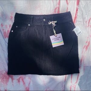 BDG Black Corduroy Skirt